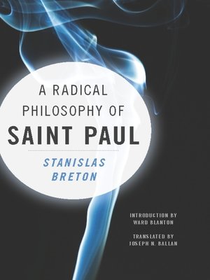 cover image of A Radical Philosophy of Saint Paul